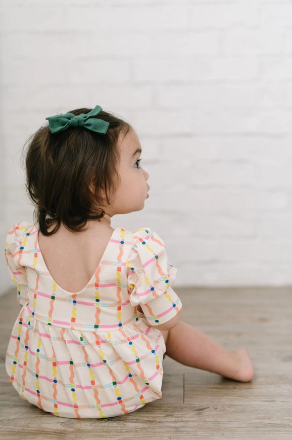 Puff Romper || Squiggles