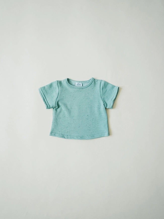 Speckled Tee || Teal